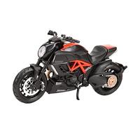 HUIPENPP Decorazione da scrivania Per Ducati Diavel Carbon Statico Pressofuso Veicoli Modellismo Moto 1:18 Espositore da collezione