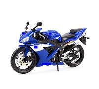 HUIPENPP Decorazione da scrivania Per Yamaha YZF-R1 Veicoli Diecast Moto Modello 1:12 Espositore da collezione(Blue)