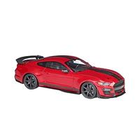 HUIPENPP Diecast Model Alloy Car Model 1:18 For Ford Mustang Shelby GT500 2020 Decorazione(Red)