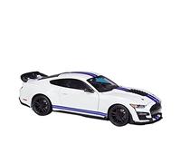 HUIPENPP Diecast Model Alloy Car Model 1:18 For Ford Mustang Shelby GT500 2020 Decorazione(White)