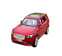 HUIPENPP Modellino Auto In Lega Pressofusa, Modello In Metallo 1:32 Per Volvo XC90 Decorazione(Red)