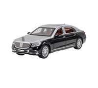 HUIPENPP Modellino Di Auto In Lega Pressofusa In Scala 1:24 Per Maybach S600 Decorazione(Sliver and black)