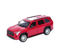 HUIPENPP Modellino Di Auto In Lega Pressofusa In Scala 1:24 Per Toyota Sequoia Decorazione(Red)