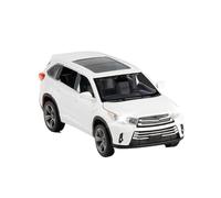 HUIPENPP Modellino Di Auto In Lega Pressofusa In Scala 1:32 Per Toyota Highlander Decorazione(White)