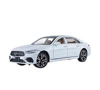 HUIPENPP Modellino Di Auto In Lega, Veicoli In Metallo Pressofuso, Scala 1:24, Per Benz E300L Decorazione(White)