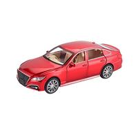 HUIPENPP Modellino Di Auto In Lega, Veicoli Pressofusi, Modello In Metallo 1:32 Per Toyota Crown Decorazione(Red)