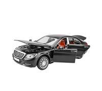 HUIPENPP Modellino Di Auto In Metallo Pressofuso In Lega, Scala 1:32, Per Maybach S600 Decorazione(Balck)