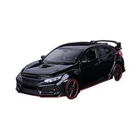 HUIPENPP Modellino Di Auto In Metallo Pressofuso In Scala 1:32 Per Honda CIVIC TYPE-R Decorazione(Black)