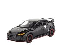 HUIPENPP Modellino Di Auto In Metallo Pressofuso In Scala 1:32 Per Honda CIVIC TYPE-R Decorazione(Black)