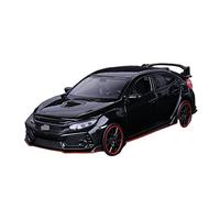 HUIPENPP Modellino Di Auto In Metallo Pressofuso In Scala 1:32 Per Honda CIVIC TYPE-R Decorazione(Black)