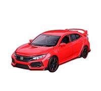 HUIPENPP Modellino Di Auto In Metallo Pressofuso In Scala 1:32 Per Honda CIVIC TYPE-R Decorazione(Red)