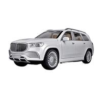 HUIPENPP Modellino Di Auto Pressofusa A 6 Porte, Scala 1:24, Per Maybach GLS 600 Decorazione(White)