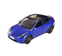 HUIPENPP Modello Di Auto In Lega Di Metallo Pressofuso In Scala 1:24 Per Tesla Model Y Decorazione(Blue)