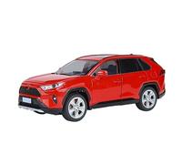 HUIPENPP Modello Di Auto In Lega Di Metallo Pressofuso In Scala 1:24 Per Toyota RAV4 Decorazione(Red)
