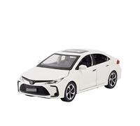 HUIPENPP Modello Di Auto In Lega, Modello Di Auto In Metallo, 1:32, Per Toyota Corolla Decorazione(White)