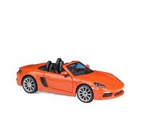 HUIPENPP Modello Di Auto In Lega, Modello Di Auto In Metallo Pressofuso, 1:24, Per Porsche 718 Boxster Decorazioni da collezione(Orange)