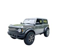 HUIPENPP Modello Di Auto In Lega Pressofusa 1:24 Per Ford Bronco Badlands 2021 Decorazione della collezione(Titanium)
