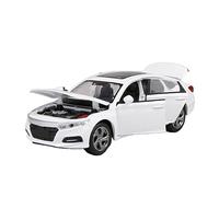 HUIPENPP Modello Di Auto In Lega Pressofusa In Metallo, Modello 1:32 Per Honda Accord Decorazione(White)