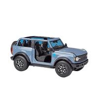 HUIPENPP Modello di auto in lega pressofusa modello statico 1:18 per Ford Bronco Wildtrak 2021 Decorazioni da collezione(Green)