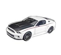 HUIPENPP Modello Di Auto In Metallo Pressofuso In Lega 1:24 Per Ford Mustang Street Decorazioni da collezione(White)