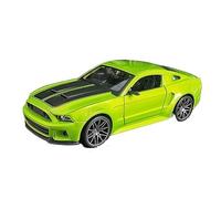 HUIPENPP Modello Di Auto In Metallo Pressofuso In Lega 1:24 Per Ford Mustang Street Decorazioni da collezione(Green)
