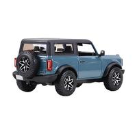 HUIPENPP Modello di auto in metallo pressofuso in lega scala 1:24 per Ford Bronco Badlands Decorazioni da collezione(Blue)