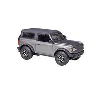 HUIPENPP Modello di auto in metallo pressofuso in lega scala 1:24 per Ford Bronco Badlands Decorazioni da collezione(Titanium)