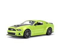 HUIPENPP Modello Di Auto Pressofusa Statica 1:24 Per Ford Per Mustang Racer 2014 Decorazioni da collezione(Green)