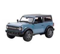 HUIPENPP Per Ford Per Bronco Badlands 2021 Veicoli Pressofusi Statici Modello Di Decorazione Per Auto Regali 1:24 Decorazioni da collezione(Blue)