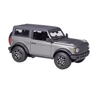 HUIPENPP Per Ford Per Bronco Badlands Veicoli Statici Pressofusi Modello Di Decorazione Per Auto Regali 1:24 Decorazioni da collezione(Titanium)