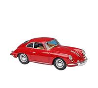 HUIPENPP Per Porsche 356B Coupe 1961 Modello Di Auto In Lega Diecast Veicoli Auto Regali Di Compleanno 1:24 Decorazioni da collezione(Red)