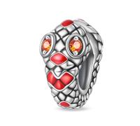 HUIPOJUE Charm distanziatore a clip compatibile con braccialetti Pandora, in rame bianco, ipoallergenici, regali fai da te per donne
