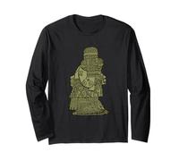 Huiscilopochtli Dio del Sole e della Guerra Religione Azteca Maglia a Manica