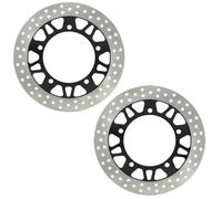 HUISI 2 pezzi di dischi freno anteriori sinistro e destro for moto adatti for Suzuki AN250 AN400 AN650 Burgman/Skywave 2004-2015