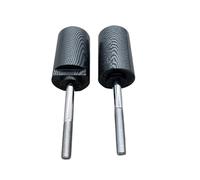 HUISI Accessori for moto, protezioni telaio anticaduta in carbonio/nero, adatte for Kawasaki ZX9R ZX 9R ZX 9 R 2002-2003(Carbon)