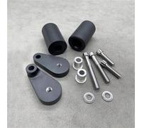HUISI Accessori for moto, slider telaio, protezione anticaduta, blocco di protezione motore, adatti for Kawasaki ZX10R 2004-2005 ZX 10R(Black)