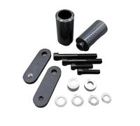 HUISI Accessori for motori di motociclette, parti in carbonio nero, cursori del telaio, protezioni anticaduta adatte for CBR1000RR 2004-2005(Carbon)