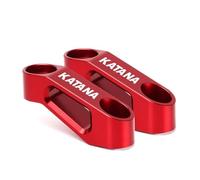 HUISI Adattatore di estensione for specchietto retrovisore for moto adatto for SUZUKI GSX S1000 GW250 KATANA S1000 GW 250 Katana 2022 2023(KATANA Red)