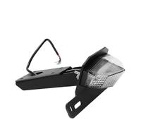 HUISI Adatto for 790 890 DUKE/R 2018-2024 Portatarga pieghevole for moto, indicatore di direzione, luce posteriore, freno, lampeggiatore, eliminatore parafango(B Holder Clear)