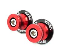 HUISI Adatto for Aprilia Shiver 750 Dorsoduro 900 RSV4 Rsv1000/R Tuono 1000 V4R Mana 850 Gt Forcellone Spools Slider Cavalletto Vite Accessori(Red)
