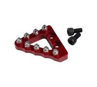 HUISI Adatto for Beta 125 200 250 300 350 390 400 430 450 RR RS RRS 2T 4T Accessori for moto Piastra pedale freno posteriore Punta leva cambio(Red)