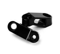 HUISI Adatto for CB650F CB650R CBR650R CB1000R CB650 F/R CBR 650R Accessori for motociclette Supporto for specchietto retrovisore Adattatore for estensione riser(NO LOGO Black)