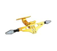 HUISI Adatto for DUCATI Monster S4RS S4R S 2006 2007 2008 Supporto for luce indicatore di direzione regolabile con supporto for targa leggera(B light)