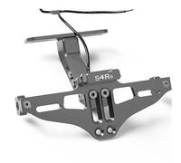 HUISI Adatto for DUCATI Monster S4RS S4R S 2006 2007 2008 Supporto for luce indicatore di direzione regolabile con supporto for targa leggera(A gary)