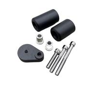 HUISI Adatto for Kawasaki Ninja ZX-6R ZX6R ZX 6R 636 2007-2008 Slider telaio in carbonio nero senza tagli for moto Protezione anticaduta(Black)