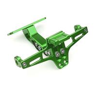 HUISI Adatto for Kawasaki Z650 Z750 Z800 Adatto for YAMAHA MT03 MT07 MT09 MT10 R1 3 R6 Supporto universale for targa posteriore(Green)