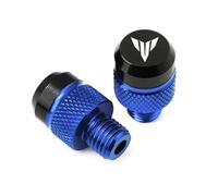 HUISI Adatto for moto YAMAHA MT-07 FAZER MT Viti in alluminio M10*1.25 Bulloni Tappi for fori specchietti(A Blue)