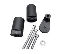 HUISI Adatto for SUZUKI GSXR1000 K3 GSXR 1000 2001 2002 Slider telaio senza tagli Protezione anticaduta Accessori for moto(Black)