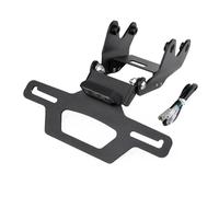 HUISI Adatto for YAMAHA MT-09/SP 2024 Portatarga nascosto for moto, luce di eliminazione del parafango posteriore MT09SP MT09 Y-AMT 2025(Item B)