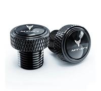 HUISI Adatto for Yamaha MT07 MT09 MT10 MT15 MT 07 09 10 SP FZ07 FZ09 Accessori for moto Tappi for fori specchietti M10*1.25 Bulloni for viti di copertura(Ivory)
